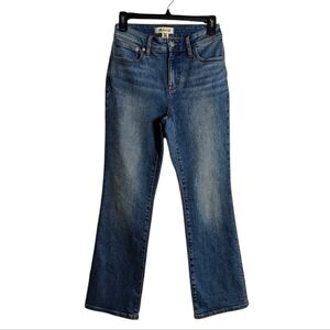 MADEWELL Curvy Kick Out Crop Jeans in Light Wash Size 26